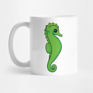 Cute Green Seahorse Mug